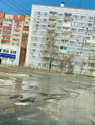 Рязанцы возмутились состоянием проезжей части на улице Зубковой